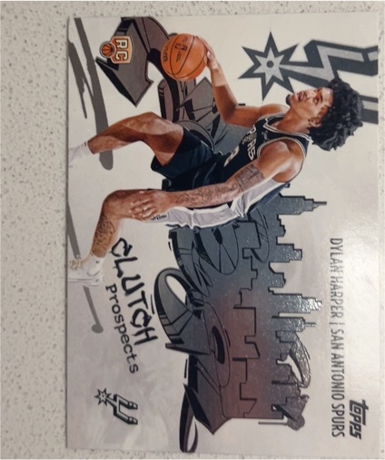 2025-26 Topps Basketball #CC-2 Dylan Harper Clutch City Prospects Rookie — front