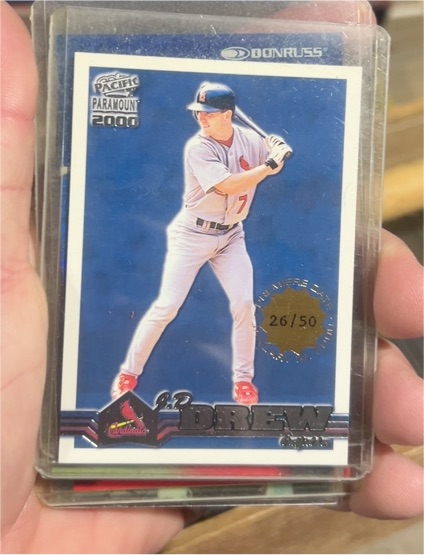 2000 Pacific Paramount #194 J.D. Drew — front