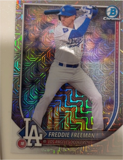 2025 Bowman Chrome #5 Freddie Freeman — front