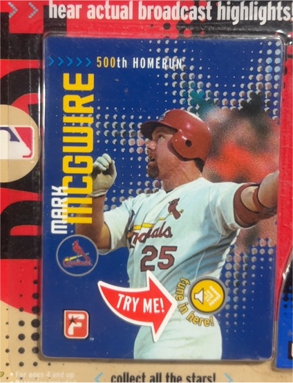 2000 Fanatics Talking StarCards #25 Mark McGwire — front