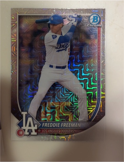 2025 Bowman Chrome #5 Freddie Freeman — front