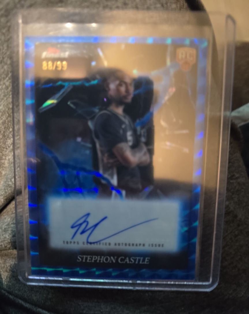 2024-25 Topps Finest #28 Stephon Castle — front