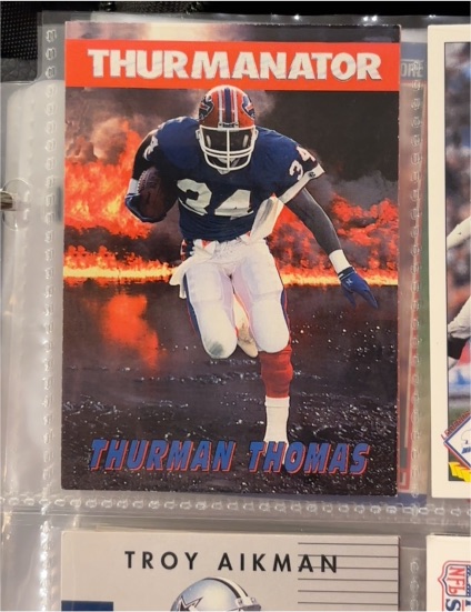 1992 Skybox Primetime #86 Thurman Thomas — front