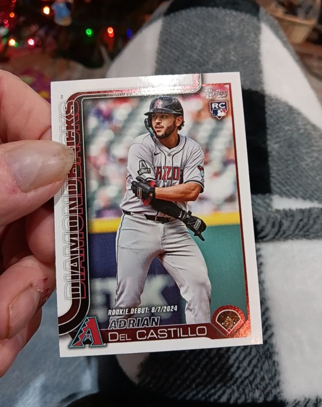 2025 Topps Update #US267 Adrian Del Castillo Rookie Debut — front