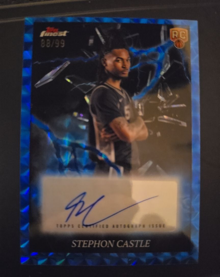 2024-25 Topps Finest #88 Stephon Castle — front