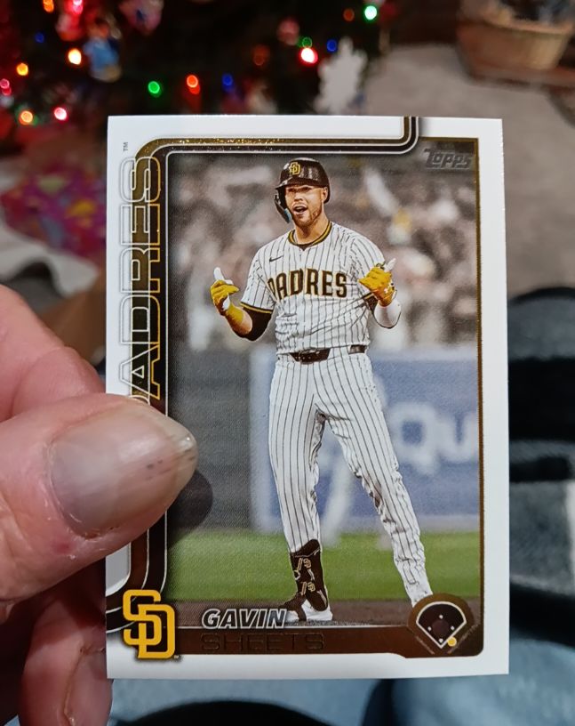 2025 Topps Update #US225 Gavin Sheets — front
