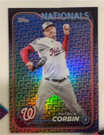 2024 Topps #236 Patrick Corbin Holiday — front