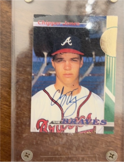 1993 Topps Stadium Club #9 Chipper Jones — front