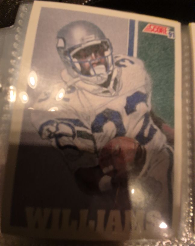 1993 Score #17 Ricky Williams — front