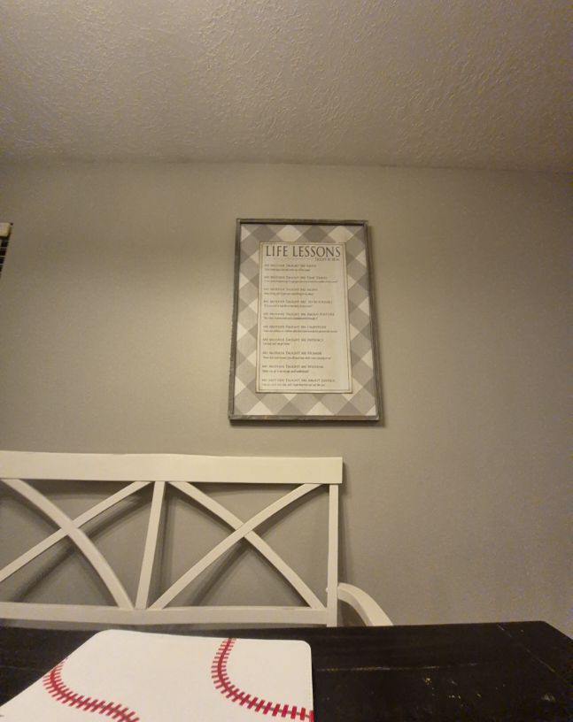Life Lessons Framed Wall Art — front