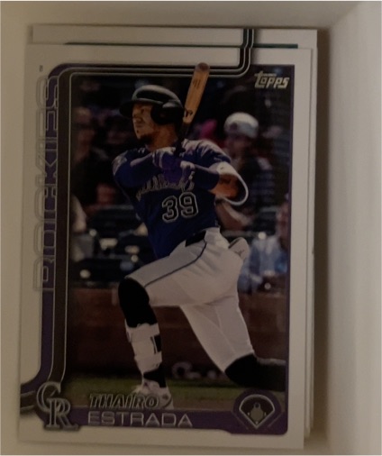 2025 Topps Pickero #Thairo Estrada — front