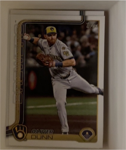 2025 Topps Update #US169 Oliver Dunn — front