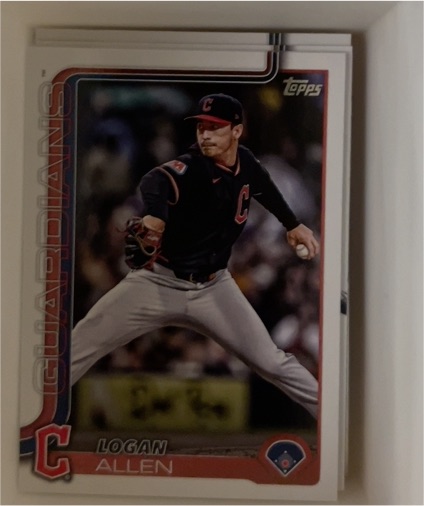 2025 Topps Series 1 #194 Logan Allen — front