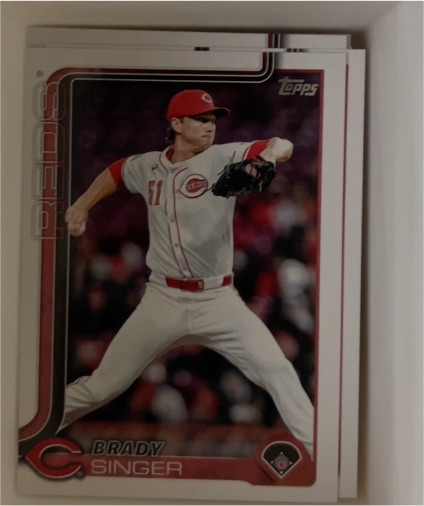 2025 Topps Update #US344 Brady Singer — front