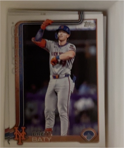 2025 Topps #N/A Brett Baty — front