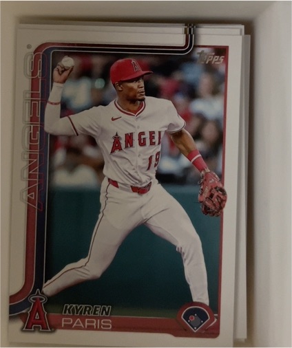 2025 Topps Update #US15 Kyren Paris — front