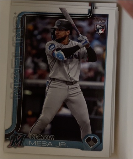 2025 Topps Update #US220 Victor Mesa Jr. — front