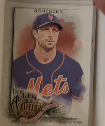 2022 Topps Allen & Ginter #132 Max Scherzer — front