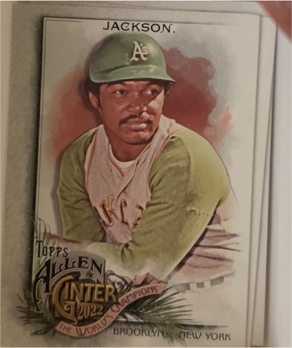 2022 Topps Allen & Ginter #5 Reggie Jackson — front