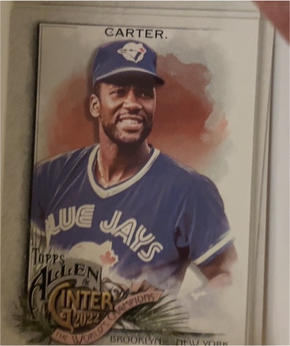 2022 Topps Allen & Ginter #341 Joe Carter — front