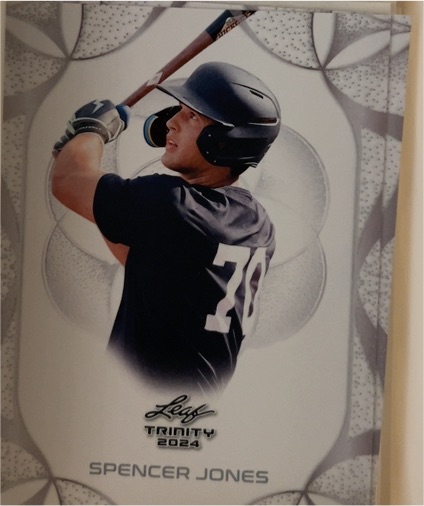 2024 Leaf Trinity Spencer Jones — front