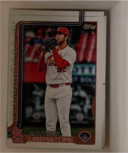 2025 Topps Update #US185 Matthew Liberatore — front