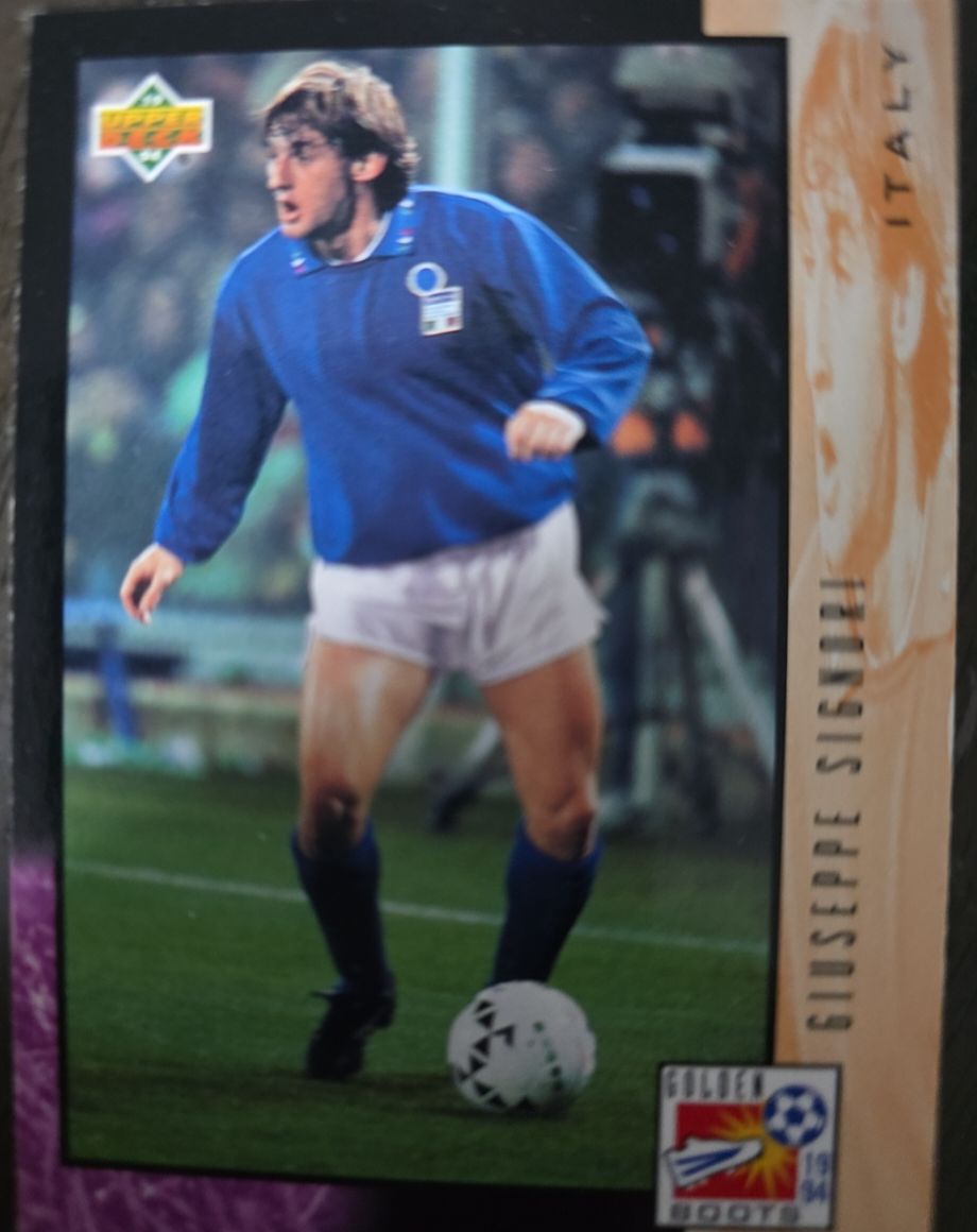 1994 Upper Deck World Cup #322 Giuseppe Signori — front