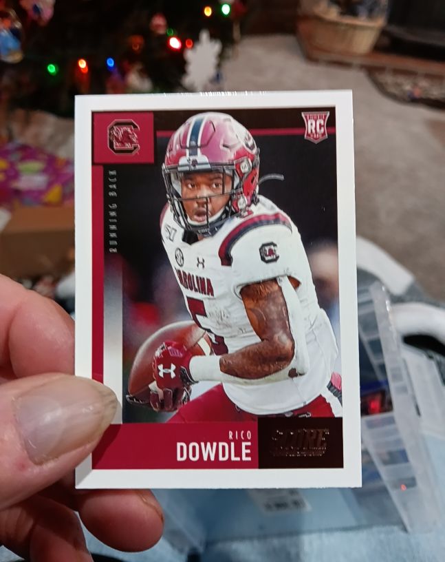 2020 Panini Score #391 Rico Dowdle — front