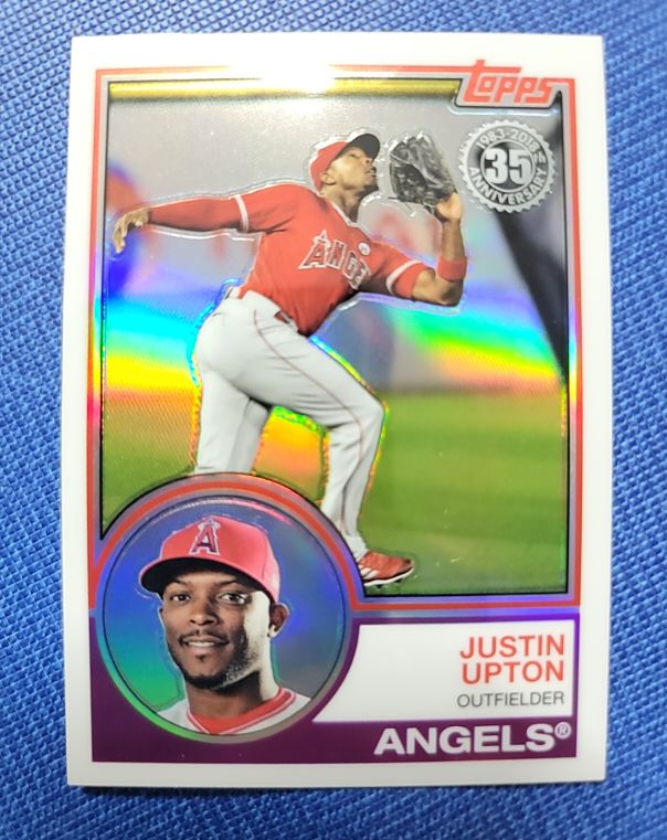 2018 Topps 35th Anniversary Chrome #90 Justin Upton — front