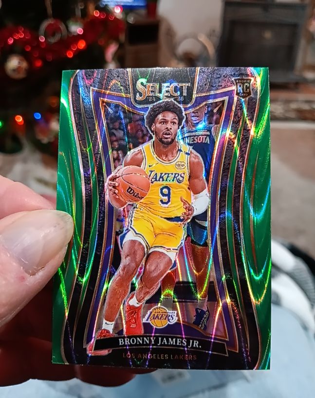 2024-25 Panini Select #369 Bronny James Jr. — front