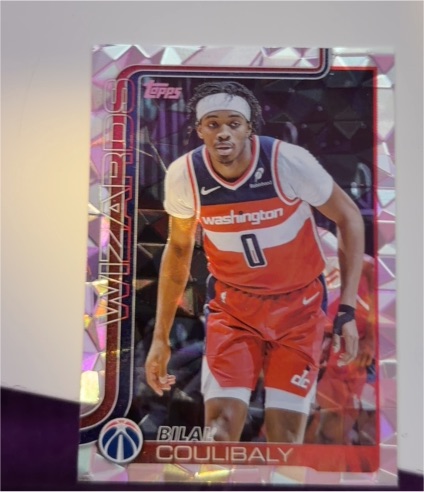 2025 Topps #95 Bilal Coulibaly Wizards — front