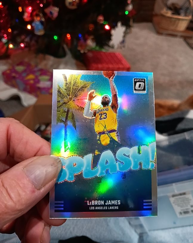 2024-25 Panini Donruss Optic #5 LeBron James Splash! — front