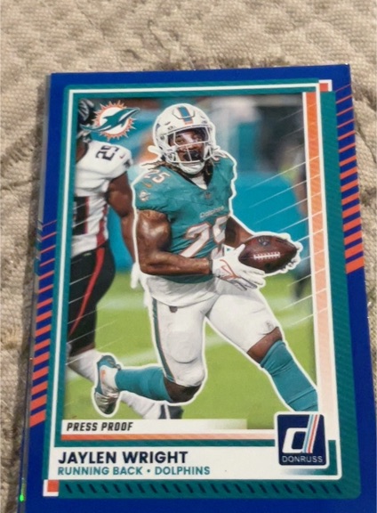 2025 Donruss #143 Jaylen Wright — front