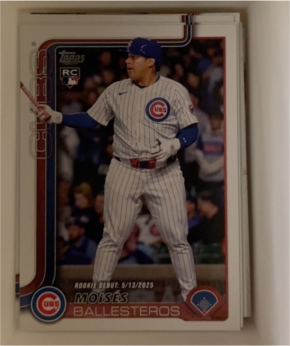 2025 Topps Update #US236 Moisés Ballesteros — front