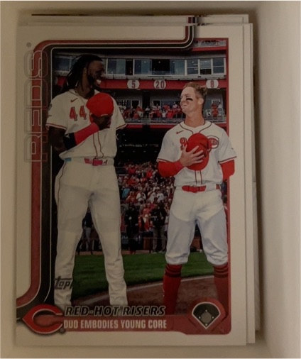2025 Topps Update #US331 Elly De La Cruz / Matt McLain — front