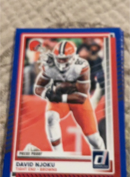 2025 Donruss #98 David Njoku Cleveland Browns — front