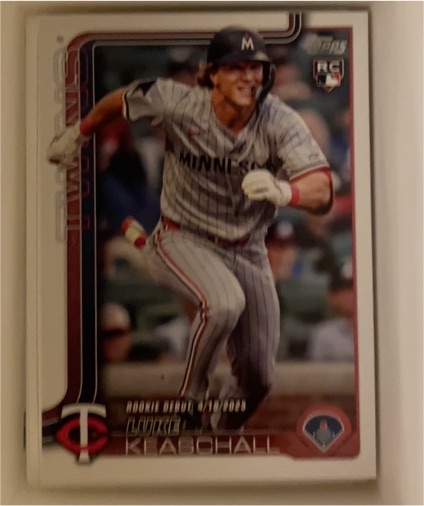 2025 Topps Update #US342 Luke Keaschall — front