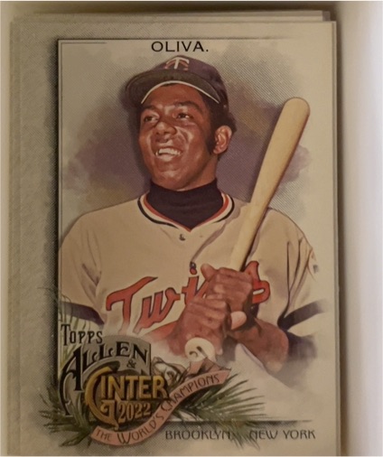2022 Topps Allen & Ginter #165 Tony Oliva — front