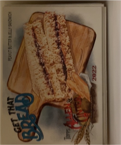 2022 Topps Allen & Ginter #GTB-4 Get That Bread Peanut Butter & Jelly — front