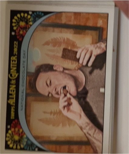 2022 Topps Allen & Ginter #IYSD-13 National Chocolate Day — front