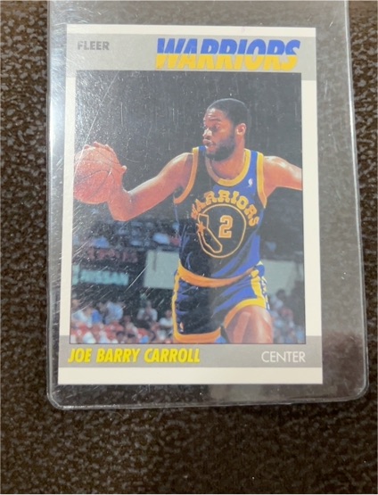 1987-88 Fleer #16 Joe Barry Carroll — front