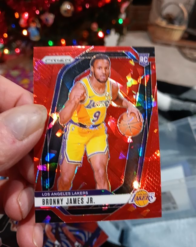 2024-25 Panini Prizm #243 Bronny James Jr. — front