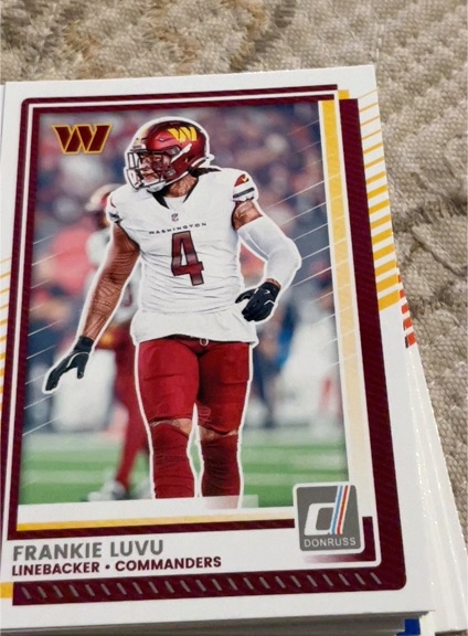 2025 Donruss #262 Frankie Luvu — front