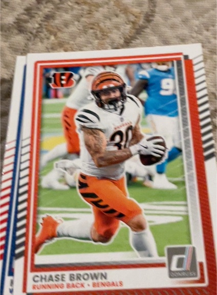 2025 Donruss #294 Chase Brown — front