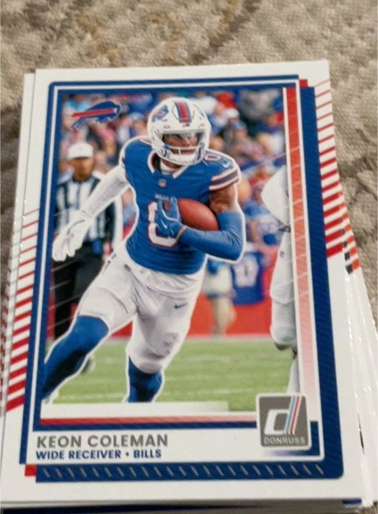 2025 Panini Donruss #40 Keon Coleman — front