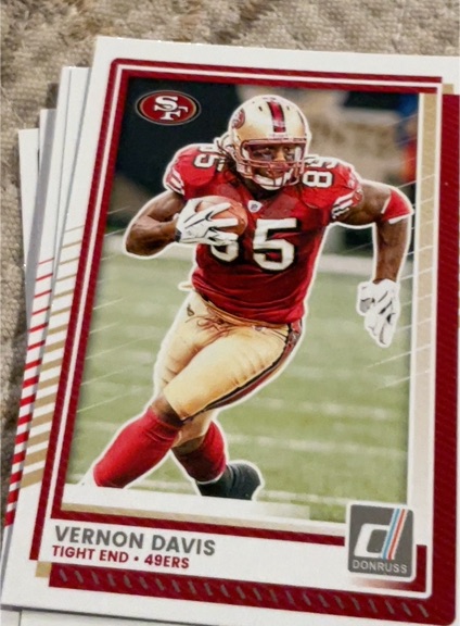 2025 Donruss #193 Vernon Davis — front