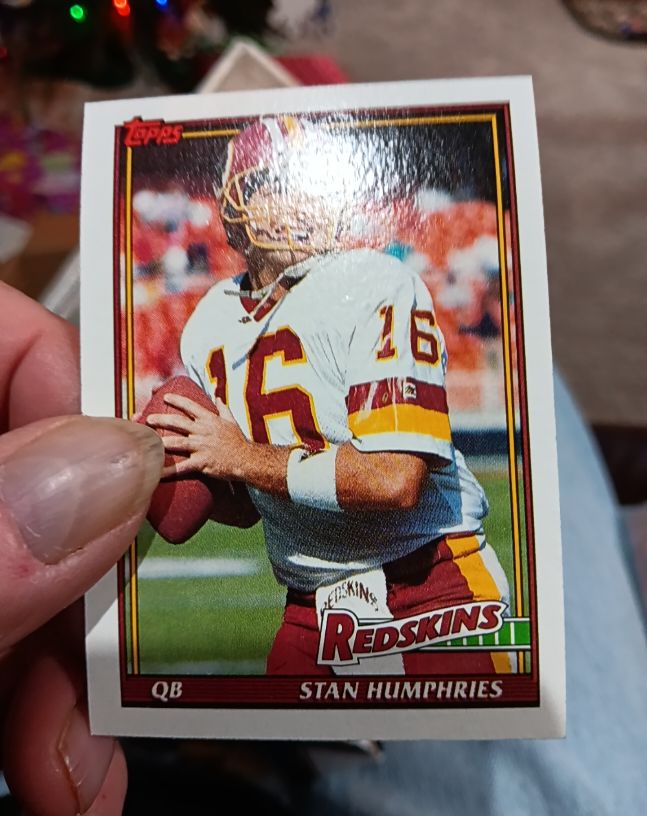 1991 Topps #441 Stan Humphries — front