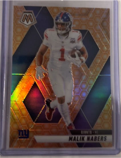 2025 Panini Mosaic #11 Malik Nabers — front