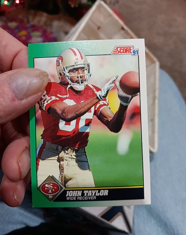 1991 Score #282 John Taylor — front