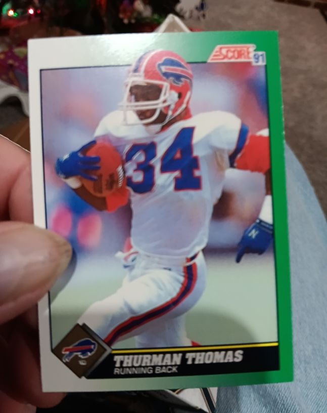 1991 Score #234 Thurman Thomas — front